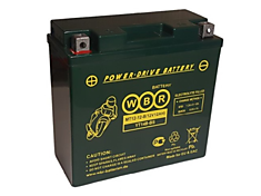WBR Power-Drive Battery MT12-14-B YTX14-BS, YTX14H-BS,YTX16-BS, YB16B-A