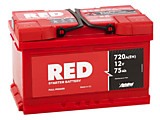 RED Technology 75Ah ОП 720A  низкий