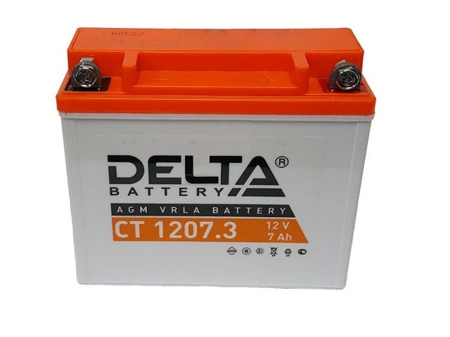 Купить аккумулятор 1207. Delta Battery CT 1207. Delta CT1207.3. Аккумулятор Delta 1207 пусковой ток. Аккумуляторная батарея 12v7ah (148x60x128).