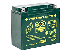 WBR Power-Drive Battery MTG 12-20 YT20L-BS