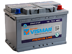 Vismar Premium Line 6СТ-72L (R)-(0) 650А EFB (START-STOP)