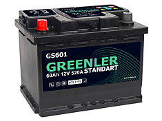 GREENLER GS601 60Ач ПП 520А