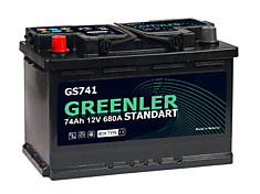 GREENLER GS741 74Ач ПП 680А