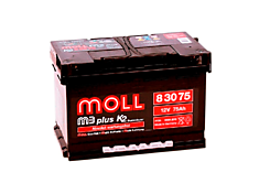 MOLL M3plus 75R 75Ah 680A