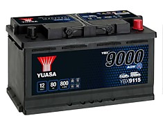 YBX9115 12V 80Ah 800A Yuasa AGM
